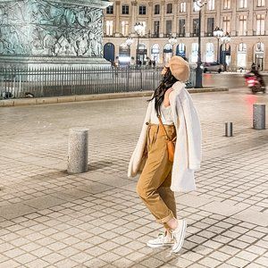 Uniqlo - Teddy Pile-Lined Fleece Tailored Coat (Biege - XL)